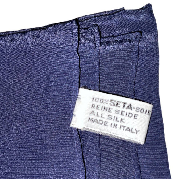 Chanel Multi-Color Signature Logo 100% Silk Square Scarf - Picture 7 of 15